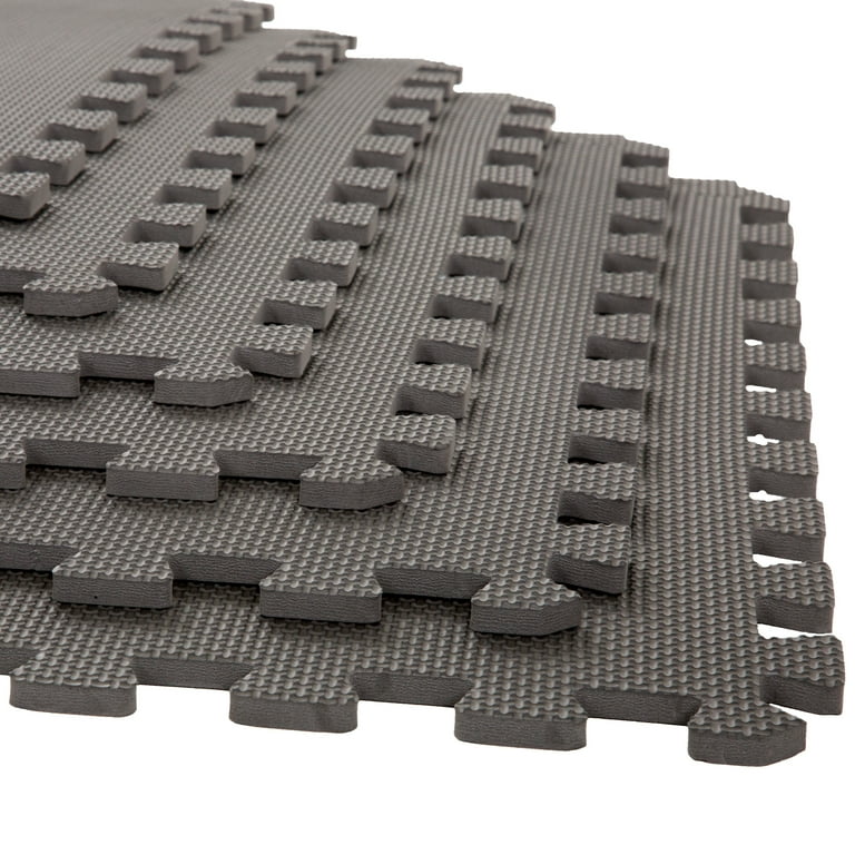 Stalwart Grey 24 in. x 24 in. x 0.375 in. Interlocking EVA Foam Floor Tile (6-Pack) Stalwart Grey 24 in. x 24 in. x 0.375 in. Interlocking EVA Foam Floor Tile (6-Pack)