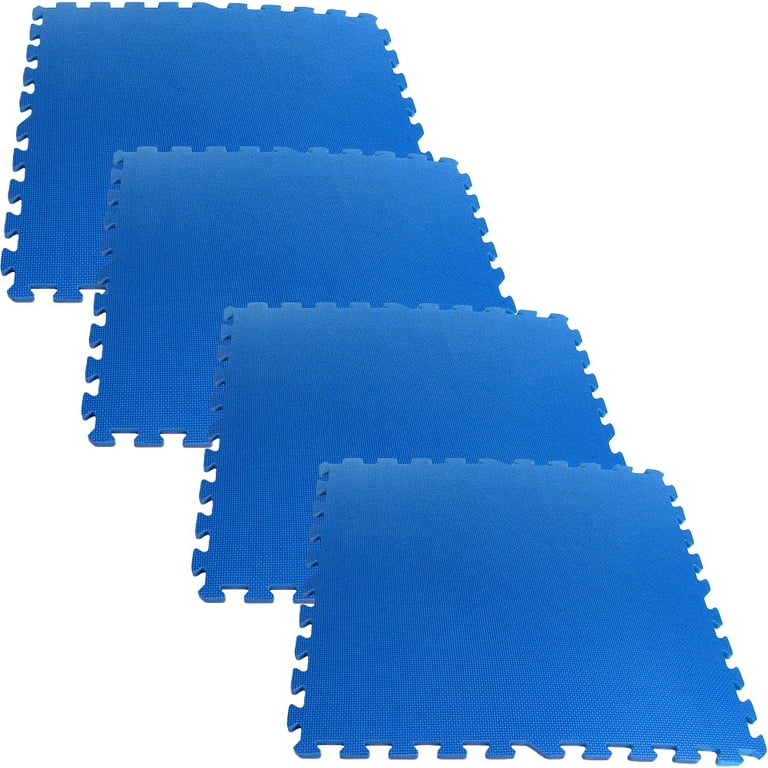 Foam Mat Floor Tiles, Interlocking EVA Foam Padding by Stalwart – Soft Flooring for Exercising, Yoga, Camping, Kids, Babies, Playroom – 8 Piece Set Foam Mat Floor Tiles, Interlocking EVA Foam Padding by Stalwart – Soft Flooring for Exercising, Yoga, Camping, Kids, Babies, Playroom – 8 Piece Set