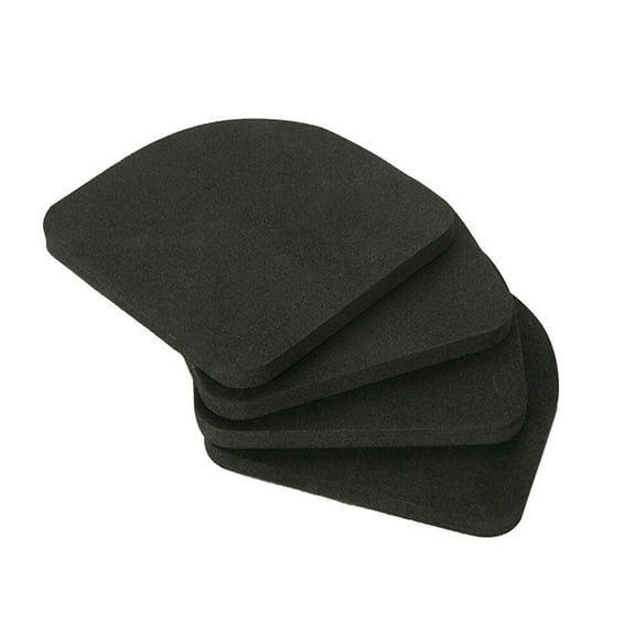 NIAIZEK Vibration Isolation Pads Black Heat Insulation Easy to Use 12Pcs