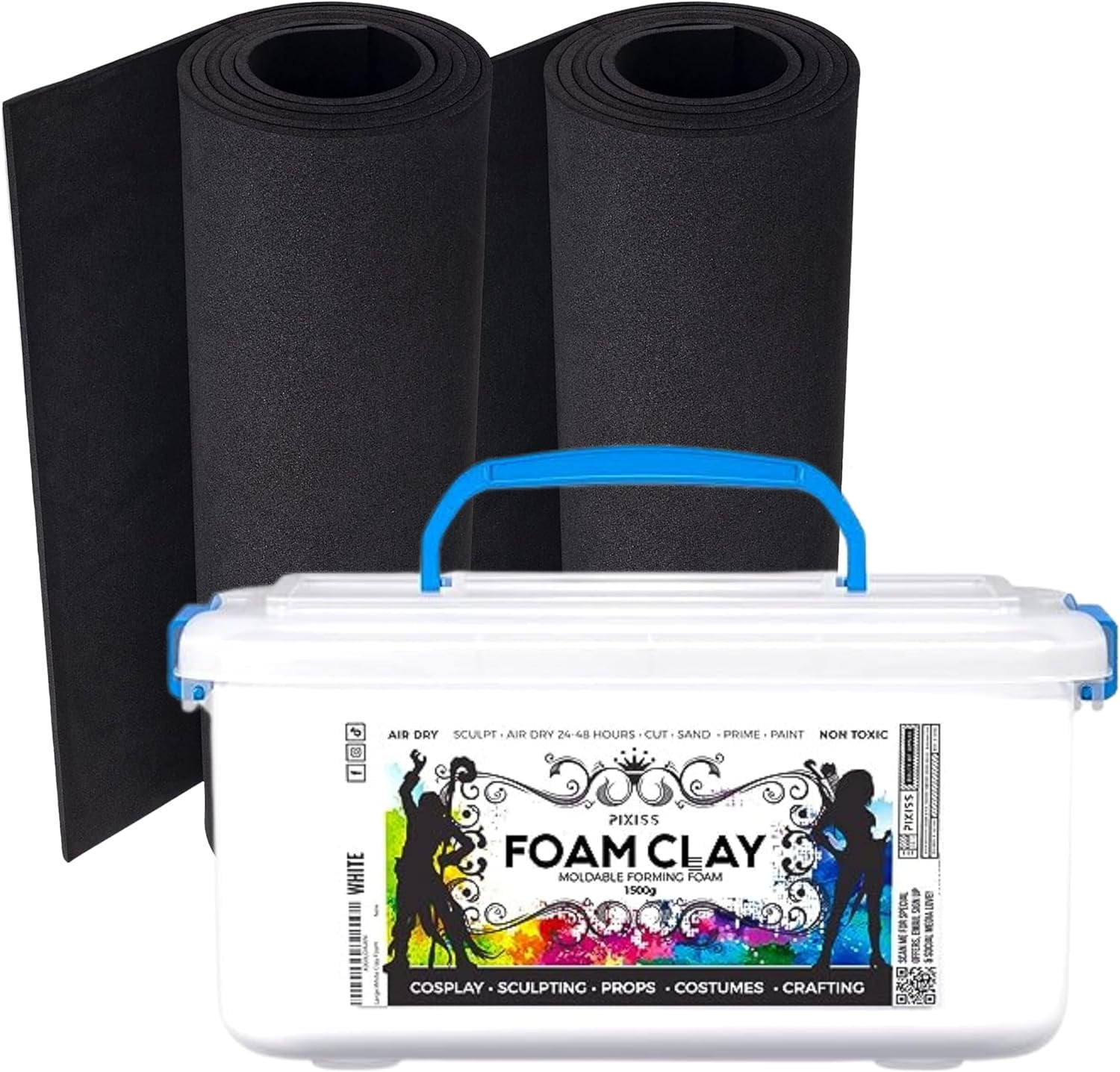 Foam Modeling Clay For Sculpting & EVA Foam 1500g Cosplay Foam Clay