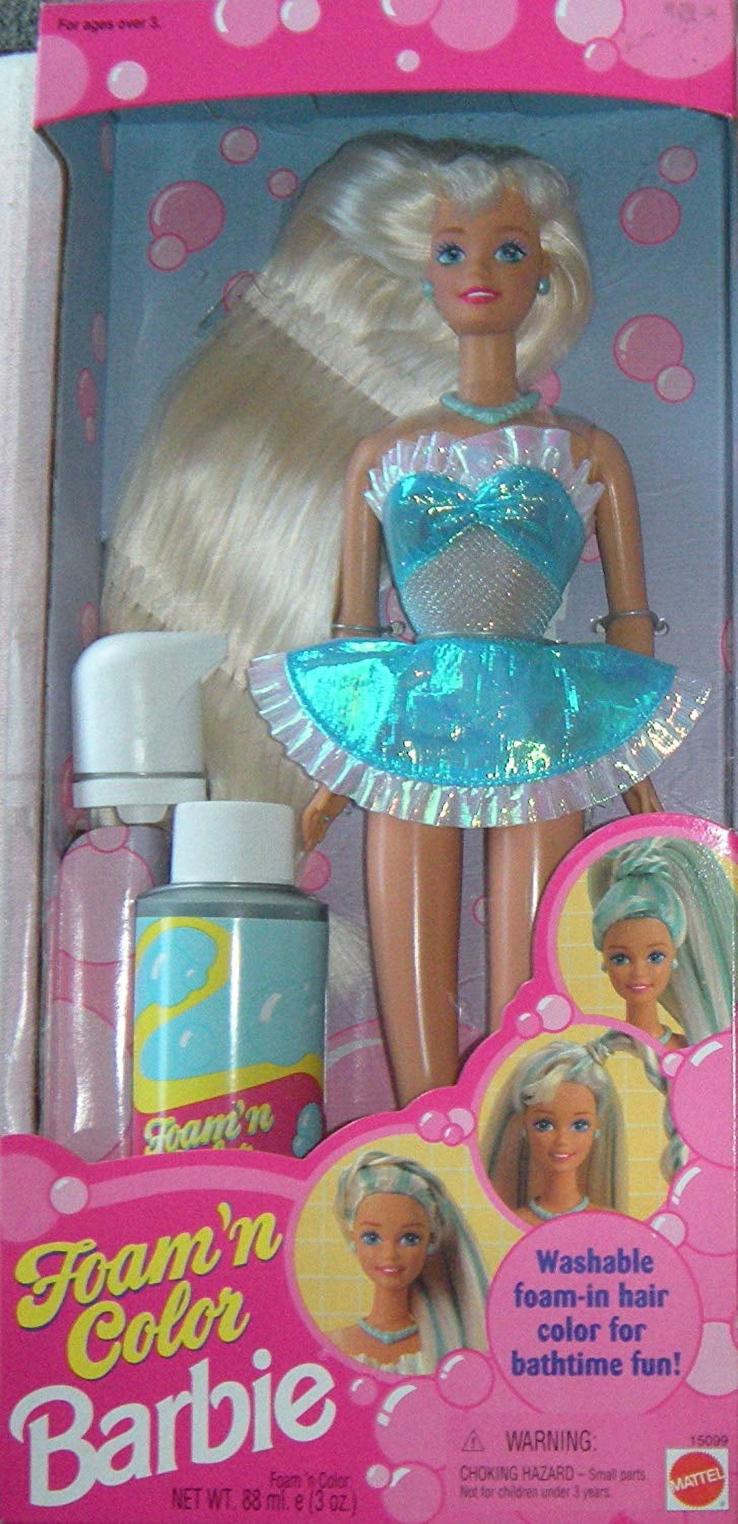 Barbie baño online de espuma walmart