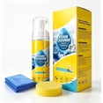 thumbnail image 1 of Foam No-Rinse Cleaner, 2026 New 4-in-1 Multi-Enzyme Foam Spray Cleaner, All-Purpose Deep Cleaning Spray for Car Interior, Kitchen Grease, Bathroom Tiles, Sofa Upholstery (1Set), 1 of 7