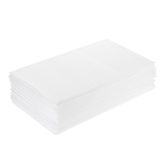 Uxcell Foam Packing Pouches 50 Pack 7'' x 12'' Wrap Bubble Pouches Cushion Foam Packing Supplies Packing sleeves White