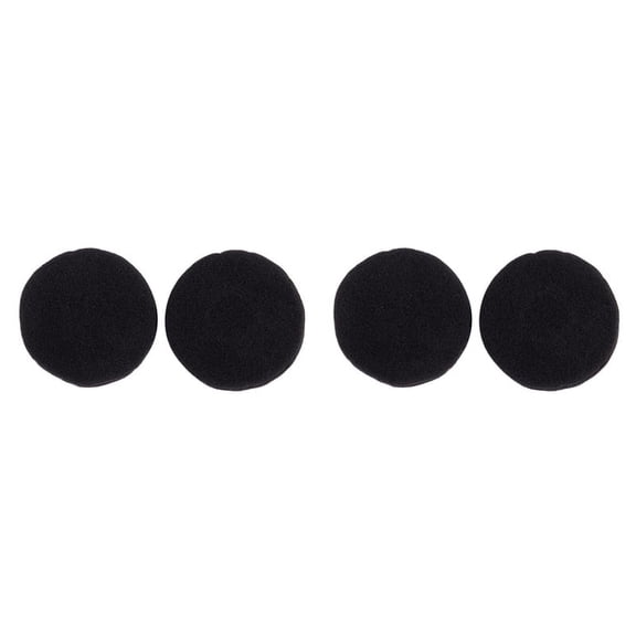 Foam Pad Ear Pad Cover for Headphone (Black, 50mm, Packet of 4 Pcs),4 x Headphone Cover,Black
