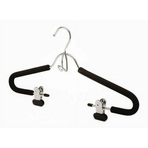 Only Hangers Foam Padded Metal Hanger Vinyl coated w/ Clips