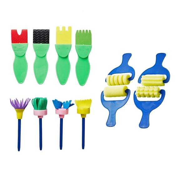 Foam Painting Sponge Stamp Set Educational Sponge Painting Tool For Kids Doodling Card Making School Art Craft Project