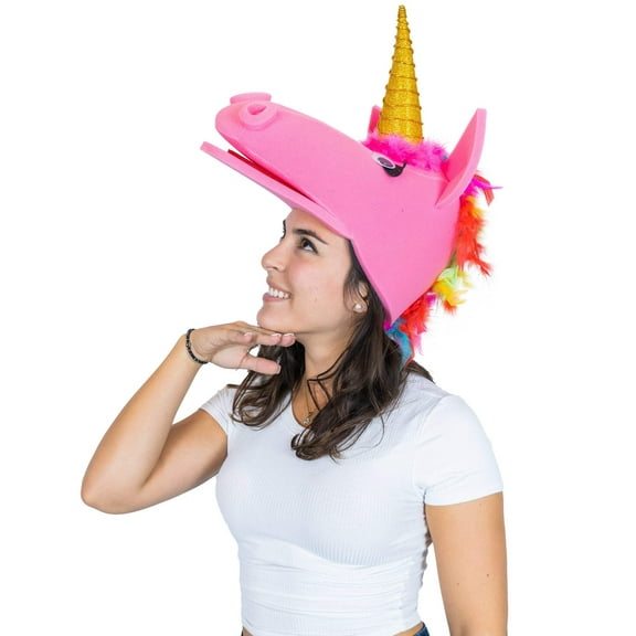 Foam Party Hats Unicorn Hat - Pride Hat - Crazy Party Hat - Unicorn Gift Hat - Unicorn Birthday Hat - Unicorn Face Hat - Unicorn Hat for Girls - Crazy Hat Day