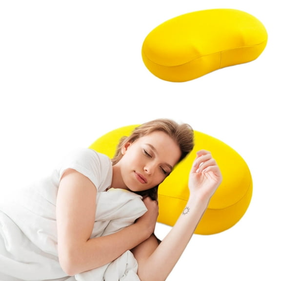 Foam Pillow Sleeping Bread Pillow, Slow Bounce Cervical Support for Side and Back Sleepers