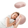 thumbnail image 1 of Foam Pillow for Sleeping, Cotton, Pink Gray Green Yellow, 42x21.5x10cm, Slow Bounce & Neck Support for Pain Relief, All Night Comfort for Side Back Stomach Sleepers, Home and Travel Use, 1 of 8