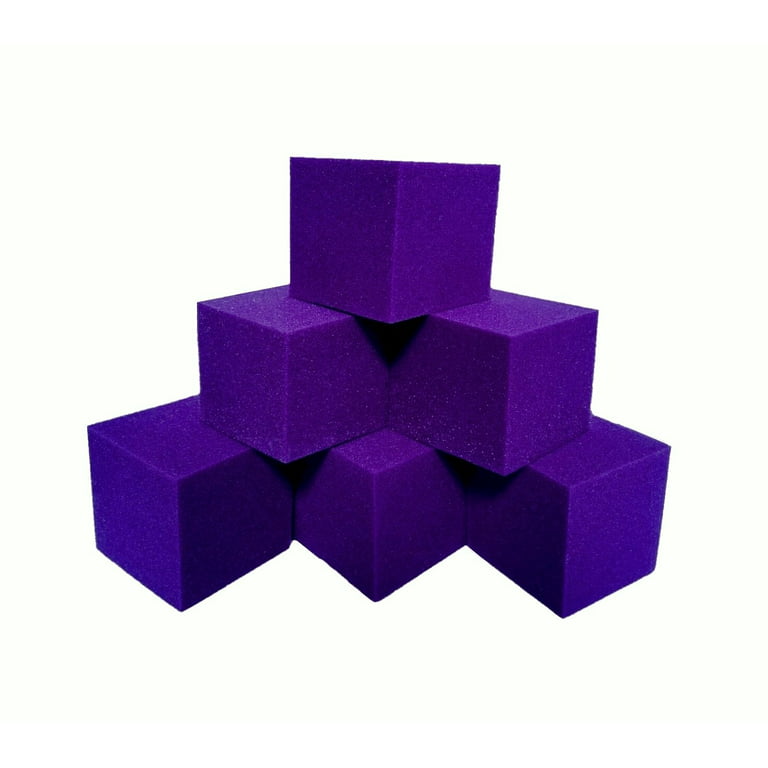 Foam Pit Cubes/Blocks 500 PCS. Blue 4x4x4 (1536) Flame Retardant Pit Foam Blocks for Skateboard Parks, Gymnastics Companies, and Trampoline Arenas