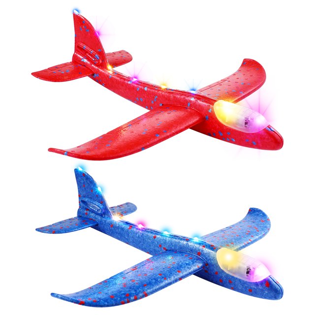 Foam Plane Boys Toys Airplane Toy LED Light up Toys Boys Kids Toys Foam Airplane Toddler