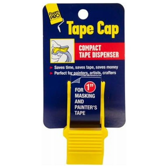 Foam Pro 146 Compact Tape Dispenser, Fits 1-In. Masking & Painter's Tape Rolls - Quantity 40