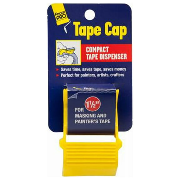 Foam Pro 147 Compact Tape Dispenser, Fits 1-1/2-In. Masking & Painter's Tape Rolls - Quantity 30