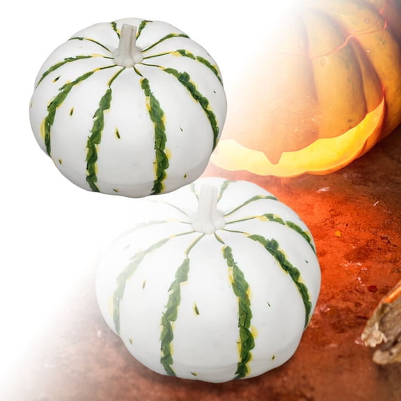 Foam Pumpkins Fall Decor, Artificial Pumpkin Set for Thanksgiving Table Decorations, Realistic Pumpkins Indoor Outdoor Autumn Harvest Home and Centerpiece Decor