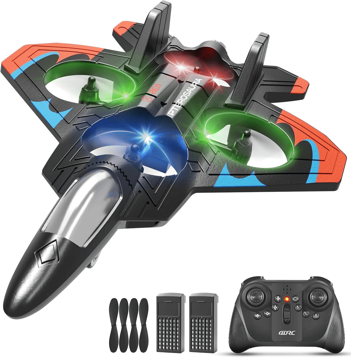 Foam Remote Control Airplanes RC Planes for Kids Adults, RC Airplane Fighter Jet with Light, 360° Flip Fighter Jet Toys, Stunt Roll, Airplane Toy Gifts for Kids Boys Brand: Tubokoro