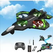 Foam Remote Control Airplanes, Remote Control Airplane with 360  Flips & LED Lights, 2.4ghz Rc Stunt Fighter Jet, Unmatched Speed, Precision, Thrill