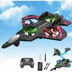 Foam Remote Control Airplanes, Remote Control Airplane with 360° Flips & LED Lights, 2.4ghz Rc Stunt Fighter Jet, Unmatched Speed, Precision, Thrill