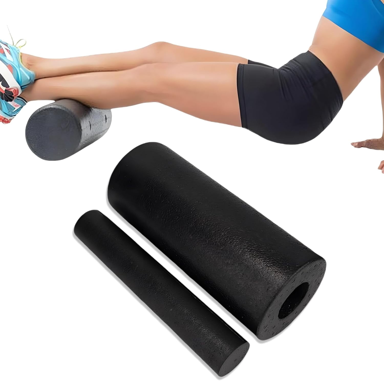 2-in-1 Hollow Foam Roller Set – EPP Muscle Massage Roller For Back, Legs & Recovery