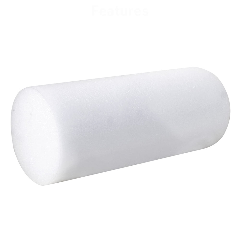 Body Sport Foam Roller, Full Round 6 in x 12 in. – Lightweight & Durable for Flexibility, Strengthening & Rehab – High-Density Foam for Muscle Reeducation, Spinal Stabilization & Pressure Relief