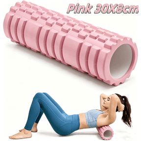 Foam Roller EVA Foam Yoga Column 12 Inch Fitness Massage Roller Deep Tissue Muscle Relaxation Tool for Back Leg Exercise