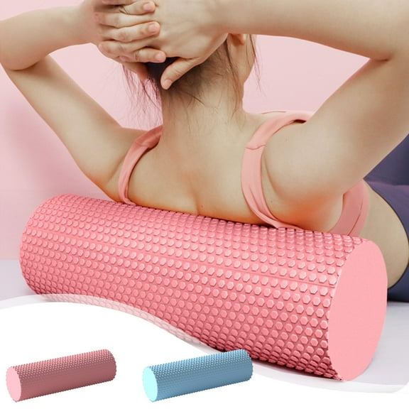Foam Roller EVA Massage Roller | Solid Column for Pilates Barre Slimming | Muscle for Training Workouts | 11.8 x 3.9 in | 1 Piece | Sky Blue or Pink