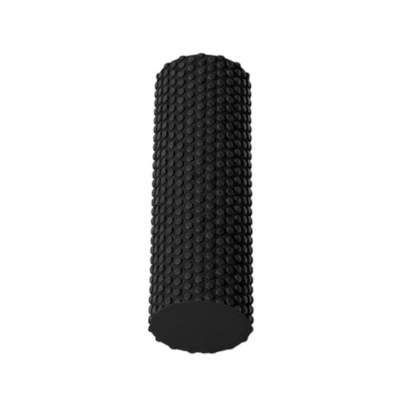 Foam Roller For Exercise, Textured Foam Roller For Yoga And Fitness, Foam Roller For Home Workout,Black - 30Cm