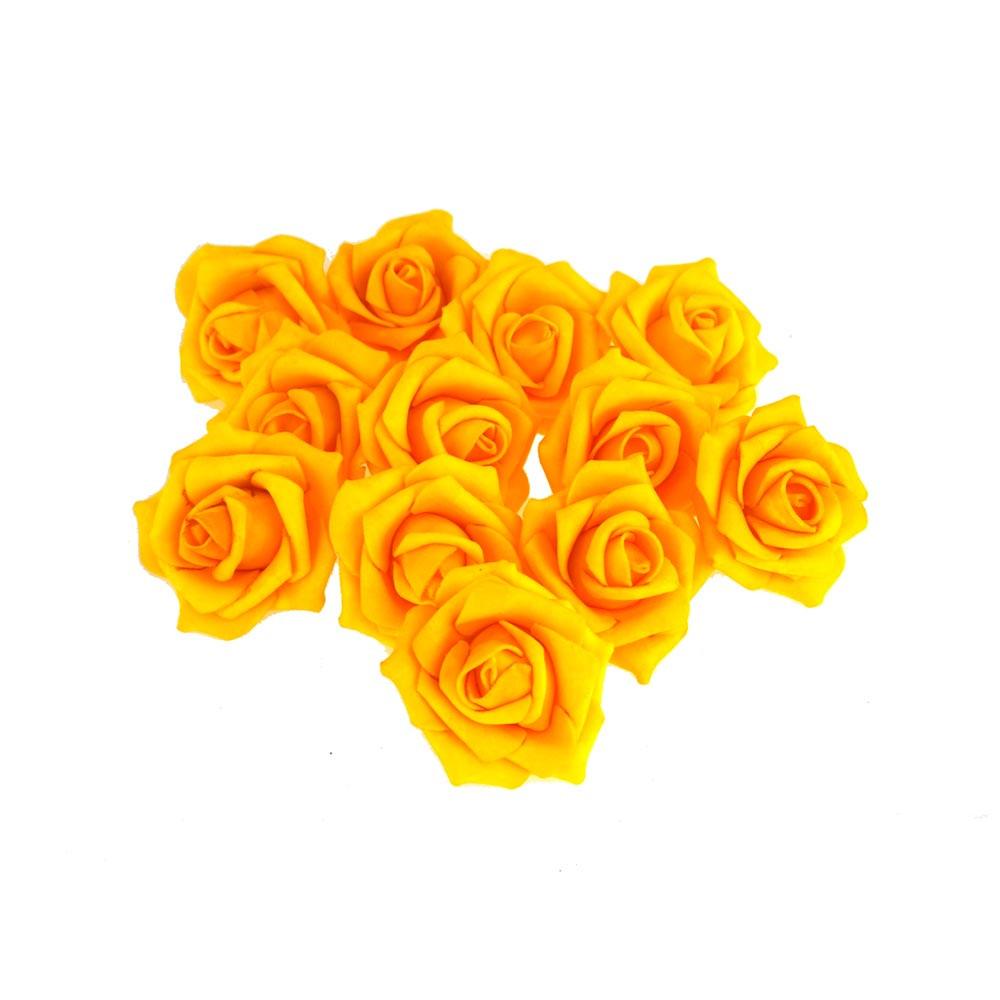 Foam Roses Flower Head Embellishment, 11/2Inch, 12Piece