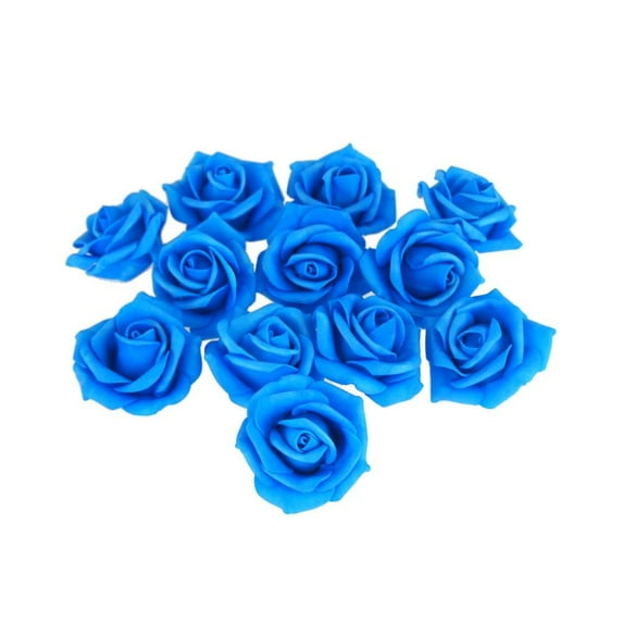 Foam Roses Flower Head Embellishment, 1-1/2-Inch, 12-Piece