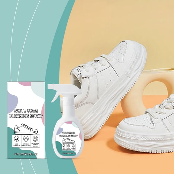 Foam Shoe Cleaner,Suede Shoe Cleaner Kit,Powerful Sneaker Cleaner for White Shoes, Removes Stains & Yellowing, Gentle Formula Safe on Leather, Canvas & Mesh