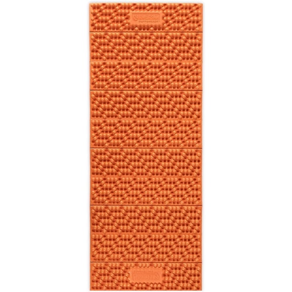 Foam Sleeping Pad with Hexagonal Cushioning Structure, Waterproof Closed Cell Foam, Sunset Orange, Short (51" x 20"), R-Value 2.0