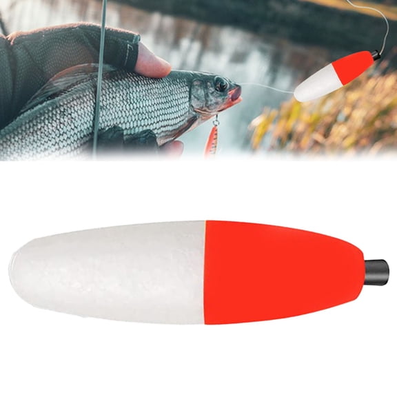 Foam Slip Bobber for Fishing, Weighted Buoy Float with Spring Loaded Clips, Easy Slide Design for Walleye Panfish Bass, Freshwater Saltwater Kayak Shore, 0.02lb, Single, By Harlik