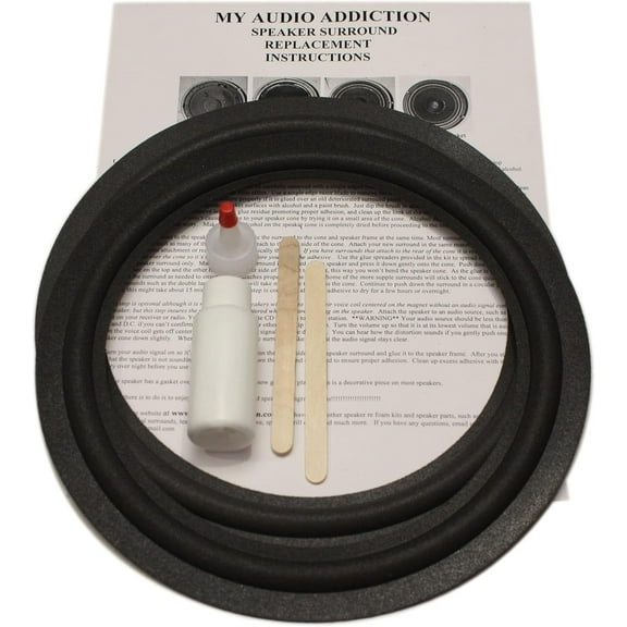 Foam Speaker Repair Kit ESS-AMT-1 AMT1-4 AMT-1 Tower 10-034 Woofer10 Flat