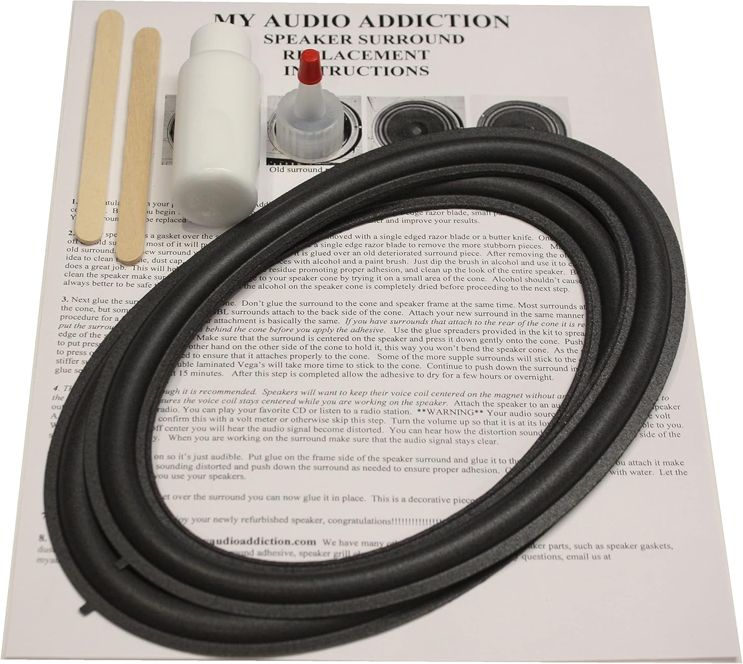 Foam Speaker Repair Kit for Lexus 6x9 Mark Levinson Door Speakers 86160-0W560
