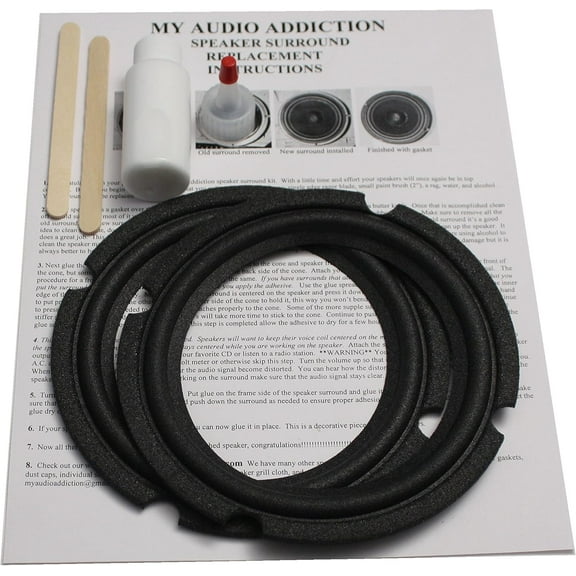 Foam Speaker Surround Repair Kit for JBL TLX 121 6.5"