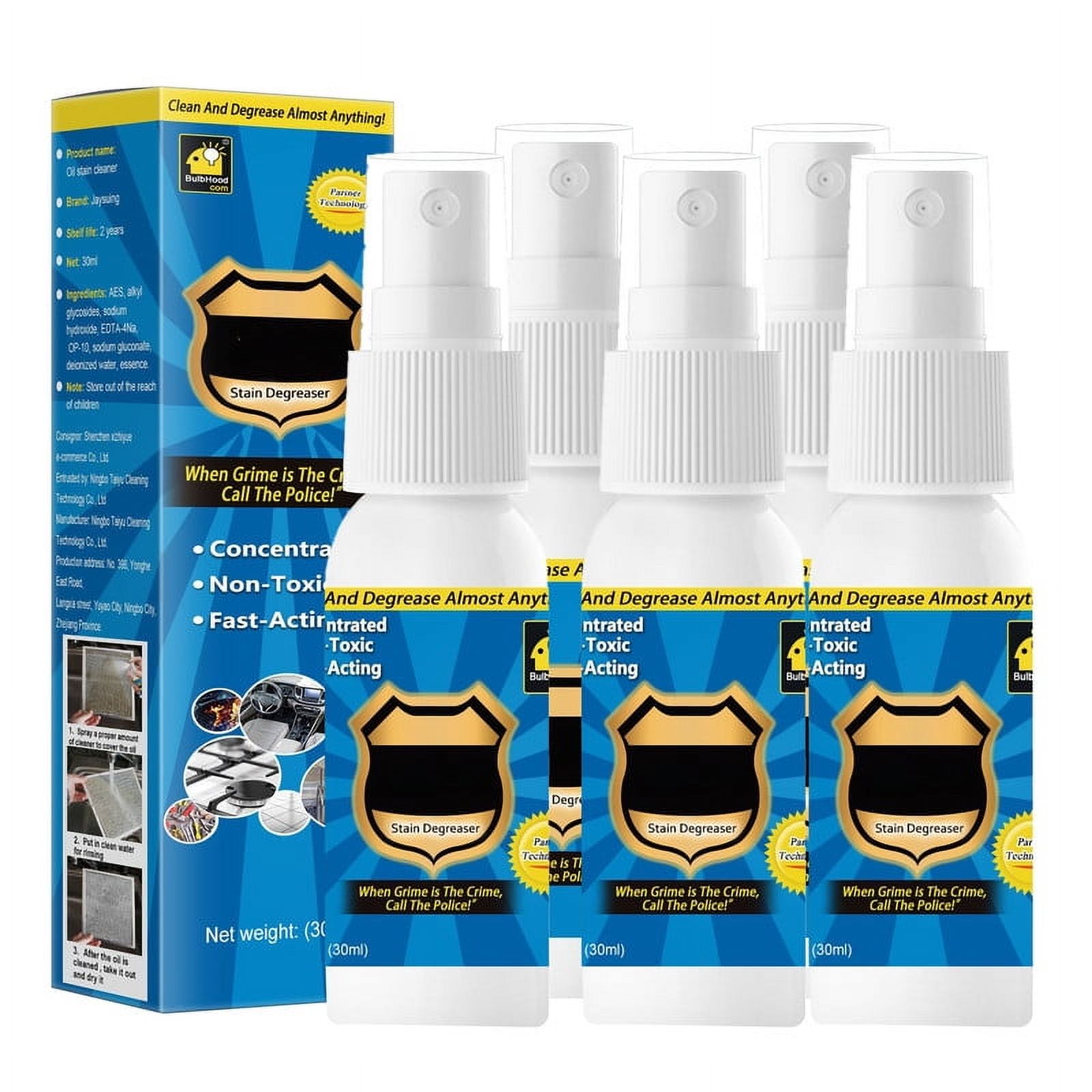 Foam Spray Cleaner for Grease Removal, All Purpose Kitchen Cleaner ...