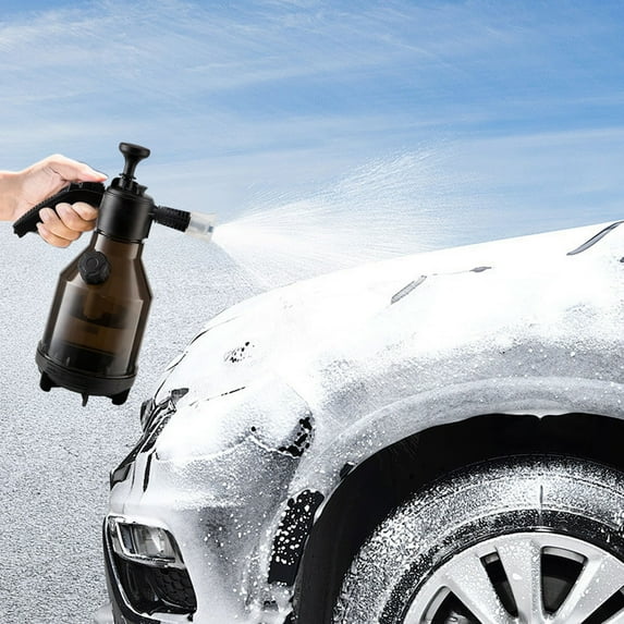 Foam Sprayer, Foaming Pump Blaster Hand Pressure Snow Foaming Cannon Water Blaster, Hand Pressurized Soap Sprayer Manual Foam Cannon Car Wash