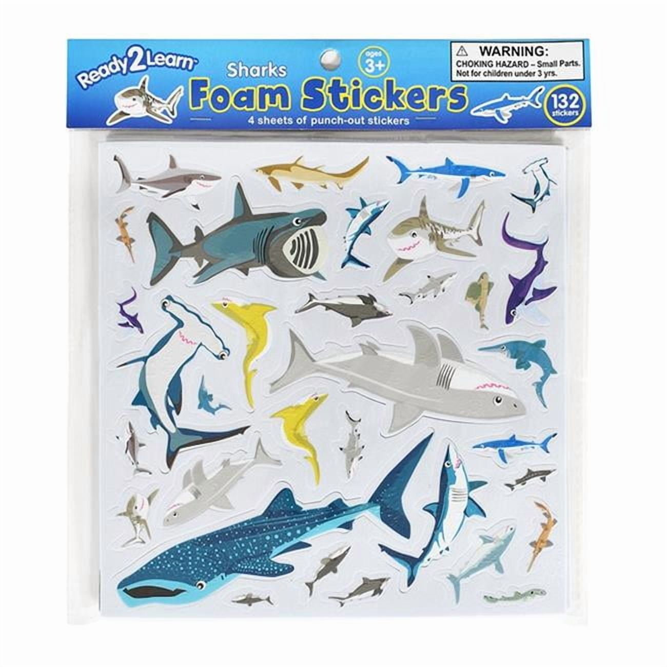Foam Stickers Sharks - Pack of 3