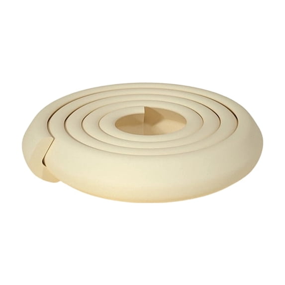 Foam Table Edge Protector for Baby, 6.5Ft Safety Bumper Guard Strip, Soft Corner Protector for Furniture Fireplace Desk (Beige)