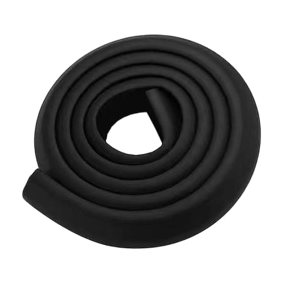 Foam Table Edge Protector for Baby, 6.5Ft Safety Bumper Guard Strip, Soft Corner Protector for Furniture Fireplace Desk (Black)