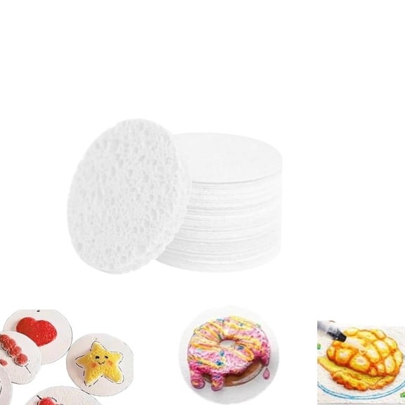 Foam Texture Paper,Pack of 12 Texture Painting Kit for Crafts,Durable Round Foam Paper,QZS White Portable Doodling Supplies