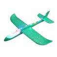 Foam Throwing Glider Airplane LED Aircraft Toy Hand Airplane Model