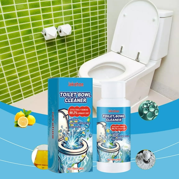 Foam Toilet Bowl Cleaner Spray, Fast-Acting Descaler Dissolves Limescale and Stains, Long-Lasting Deodorizing Action Keeps Bowl Fresh Without Harsh Fumes or Scrubbing