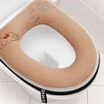 thumbnail image 1 of Foam Toilet Seat Cushion Soft Padded Toilet Cover For Round And Elongated Toilets, 1 of 6