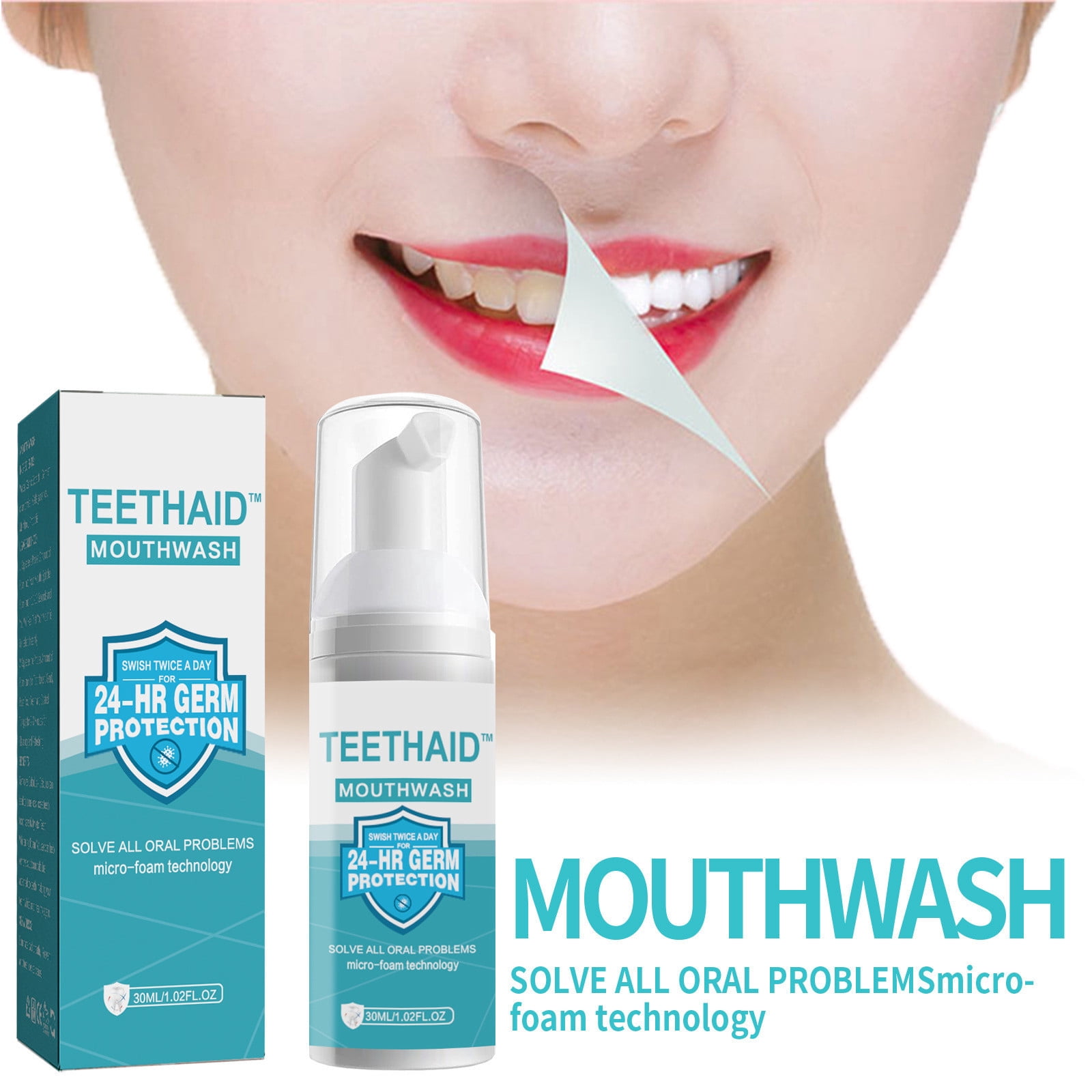 Foam Toothpaste,Stain Removal Toothpaste for Sensitive Teeth,Teeth
