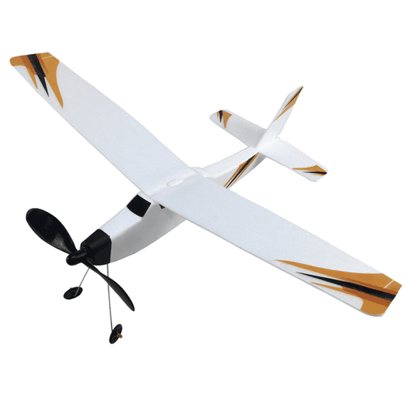 Foam Toy DIY Rubber Band Powered Aircraft Glider Airplane Model Outdoor Sports Flying DIY Handmade Toys (Random Style)