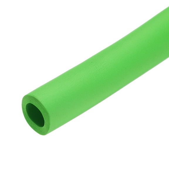 Foam Tubing for Handle Grip Support, Pipe Insulation, 9/16"(14mm) ID 21mm OD 2m Green