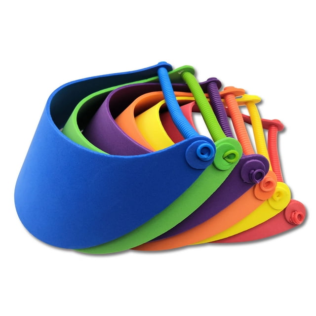 Creatology's Bright, DecorateYourOwn Foam Visors, Pack of 6, Perfect