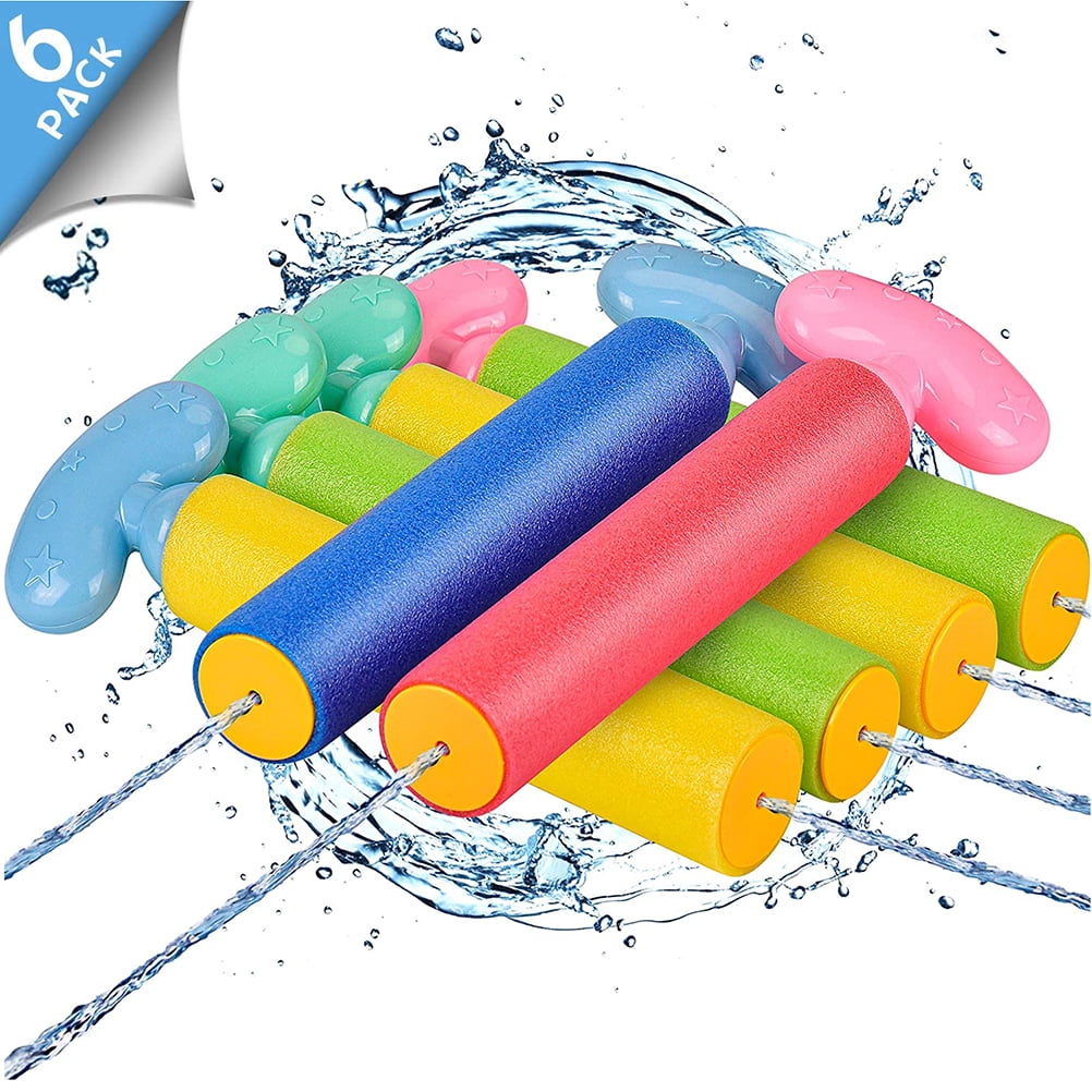 Foam Water Set 6 Pack Foam Water Set Shooter Toy Kids Pool Toys