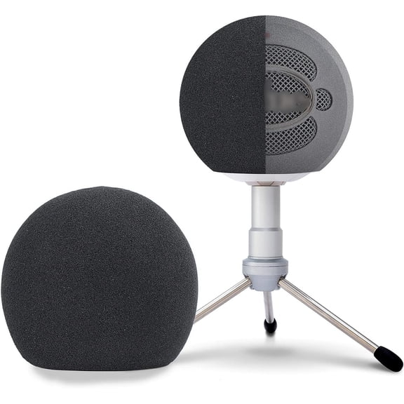 Pop Filter for Blue Snowball - Professional Snowball iCE Mic Foam Wind Cover Windshield Pop Filter for Recordings, Broadcasting, Singing by SUNMON