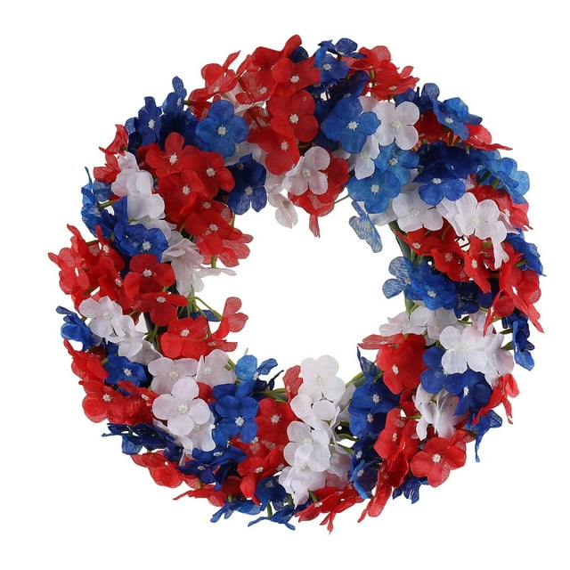 Foam Wreath Ring Wreath Battery Operated 4th Of July Patriotic Wreath ...